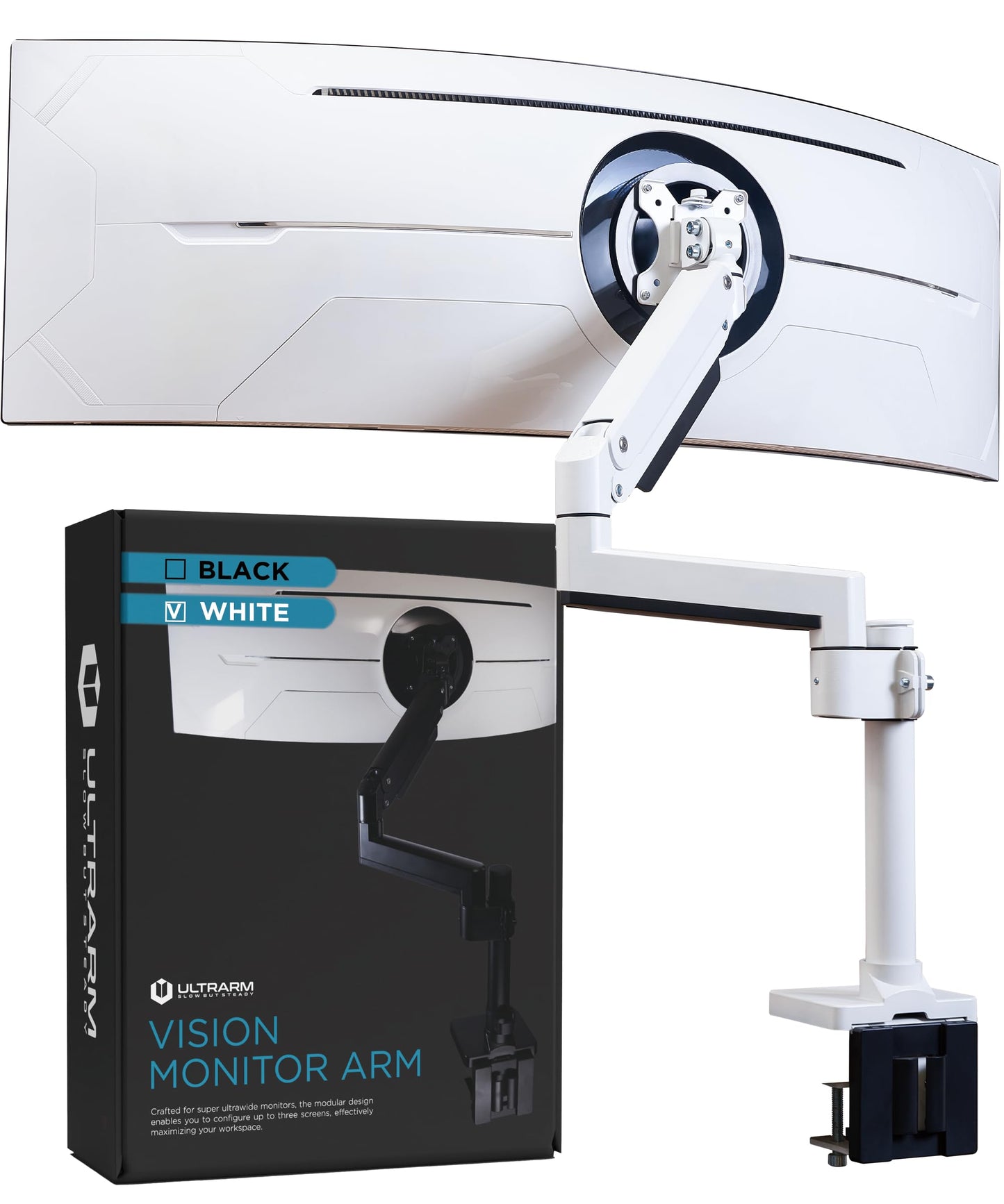 Heavy Duty Ultrawide Monitor Arm Mount