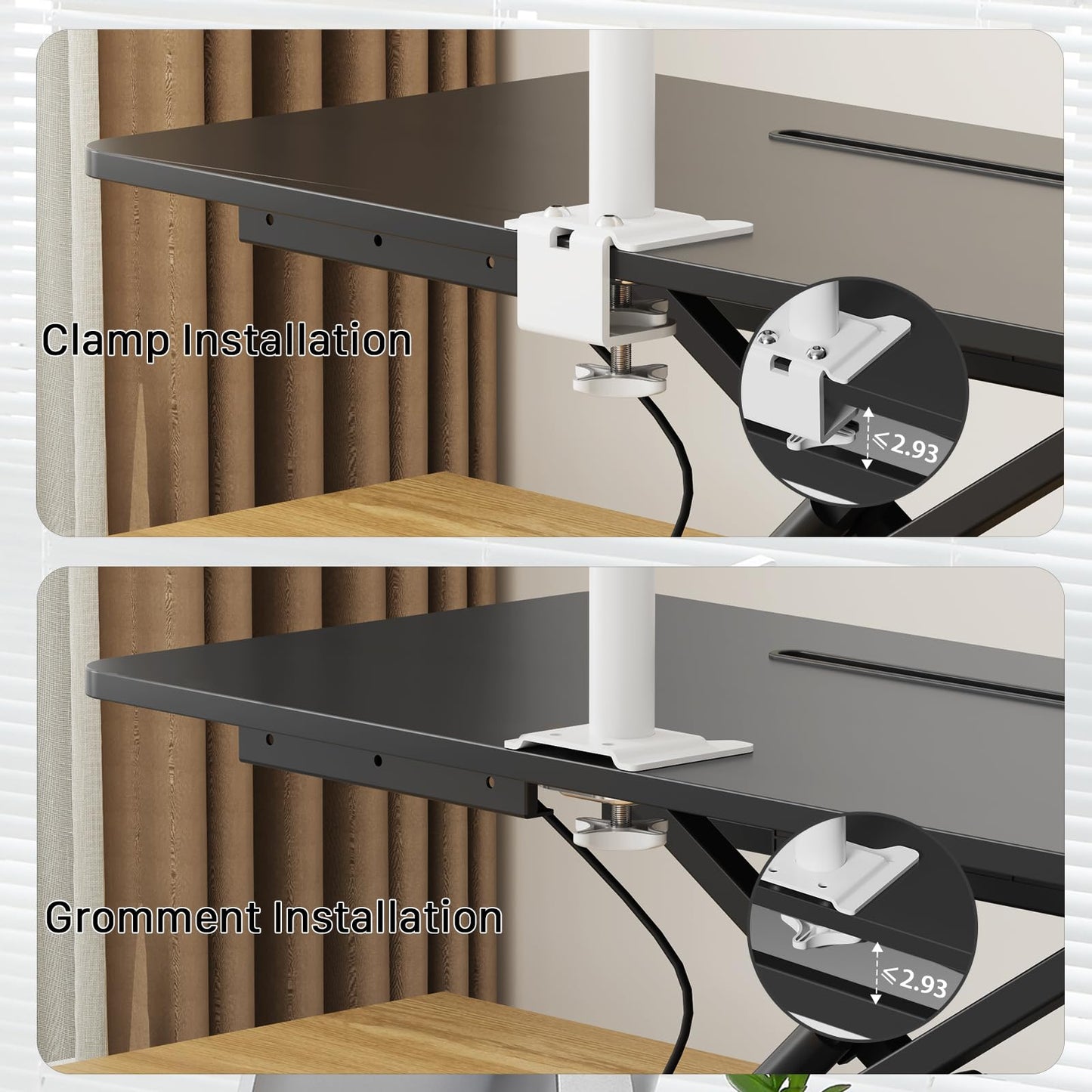 JOY worker Standing Desk Converter with Keyboard Tray