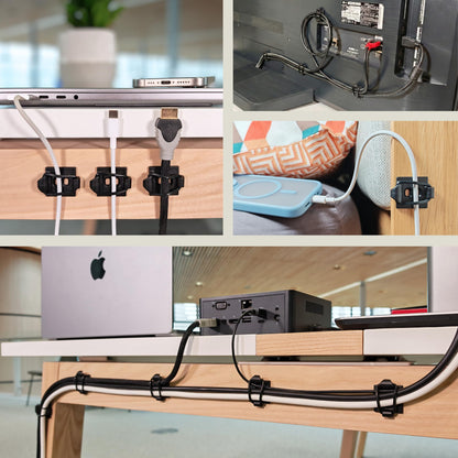 Cable Management Organizer for Desk and Office