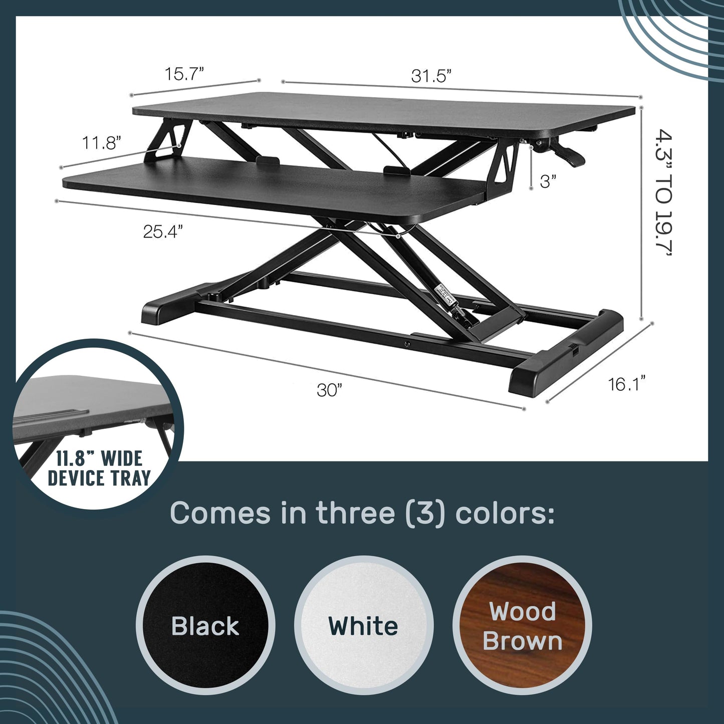TechOrbits Standing Desk Converter