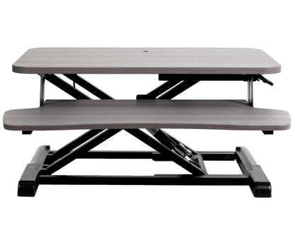 Height Adjustable Desk Converter with Dual Monitor Stand