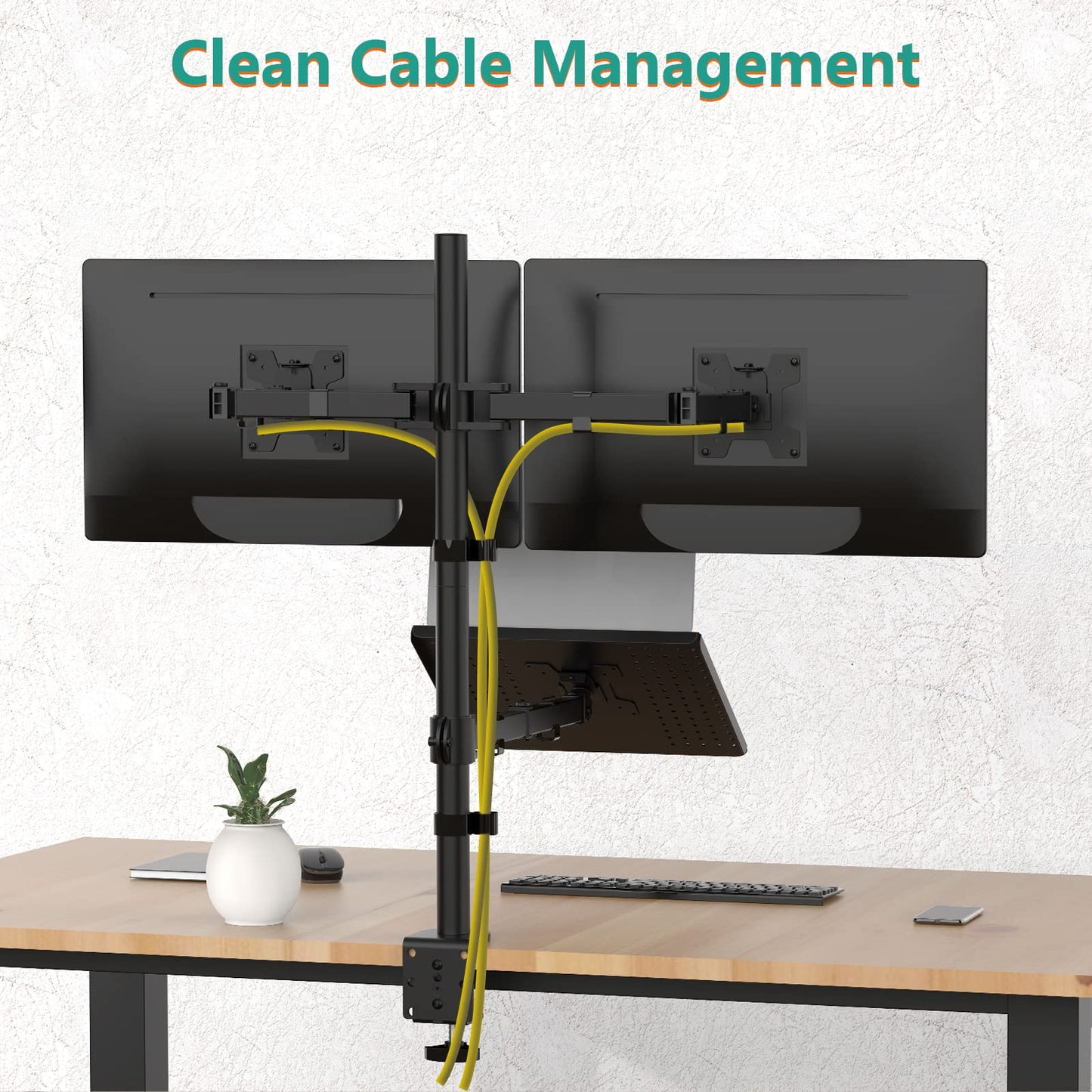 Adjustable Laptop and Monitor Arm Mount
