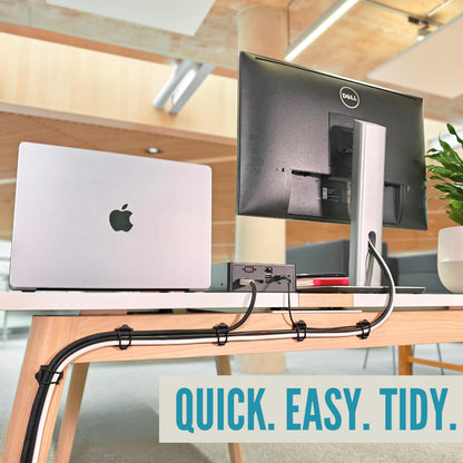 Cable Management Organizer for Desk and Office