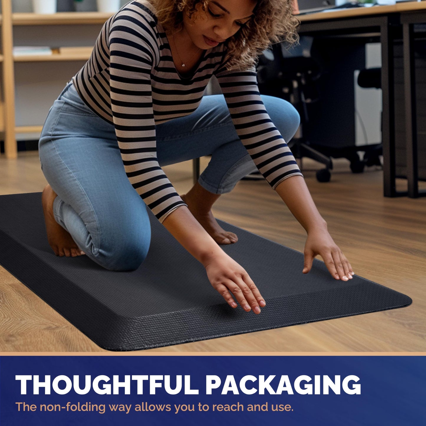 Ergonomic Anti Fatigue Standing Desk Mat