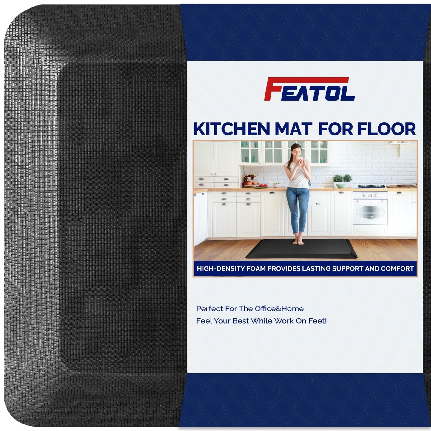 Ergonomic Anti Fatigue Standing Desk Mat
