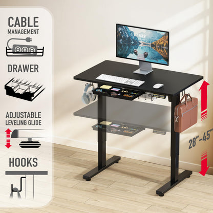 SHW Electric Height Adjustable Standing Desk