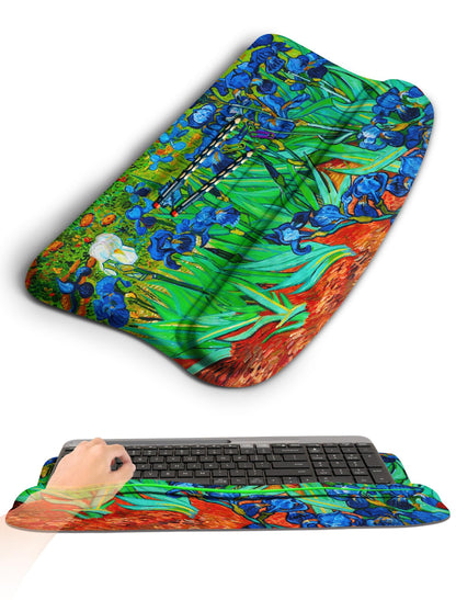 Ergonomic Wave Wrist Rest with Keyboard Stand