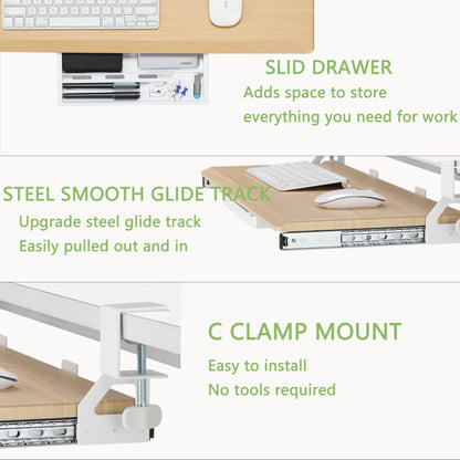ETHU Under Desk Keyboard Tray