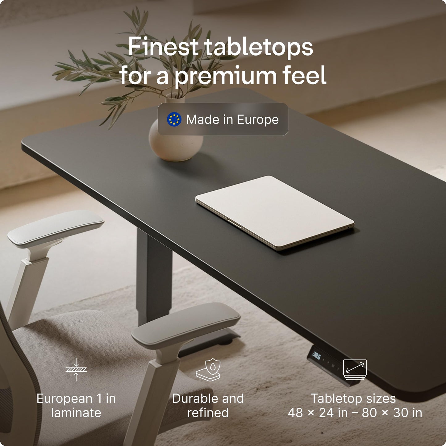 Electric Standing Desk for Home Office Workspace