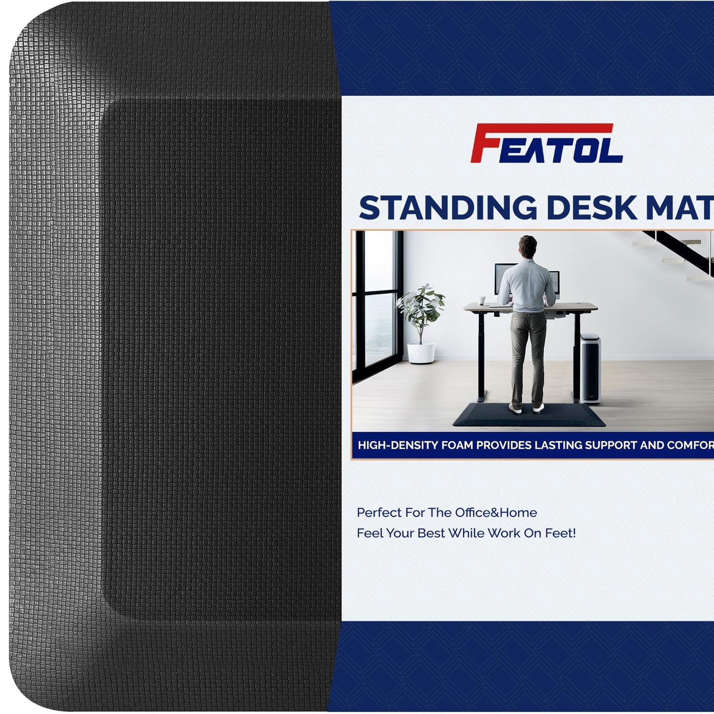 Ergonomic Anti Fatigue Standing Desk Mat