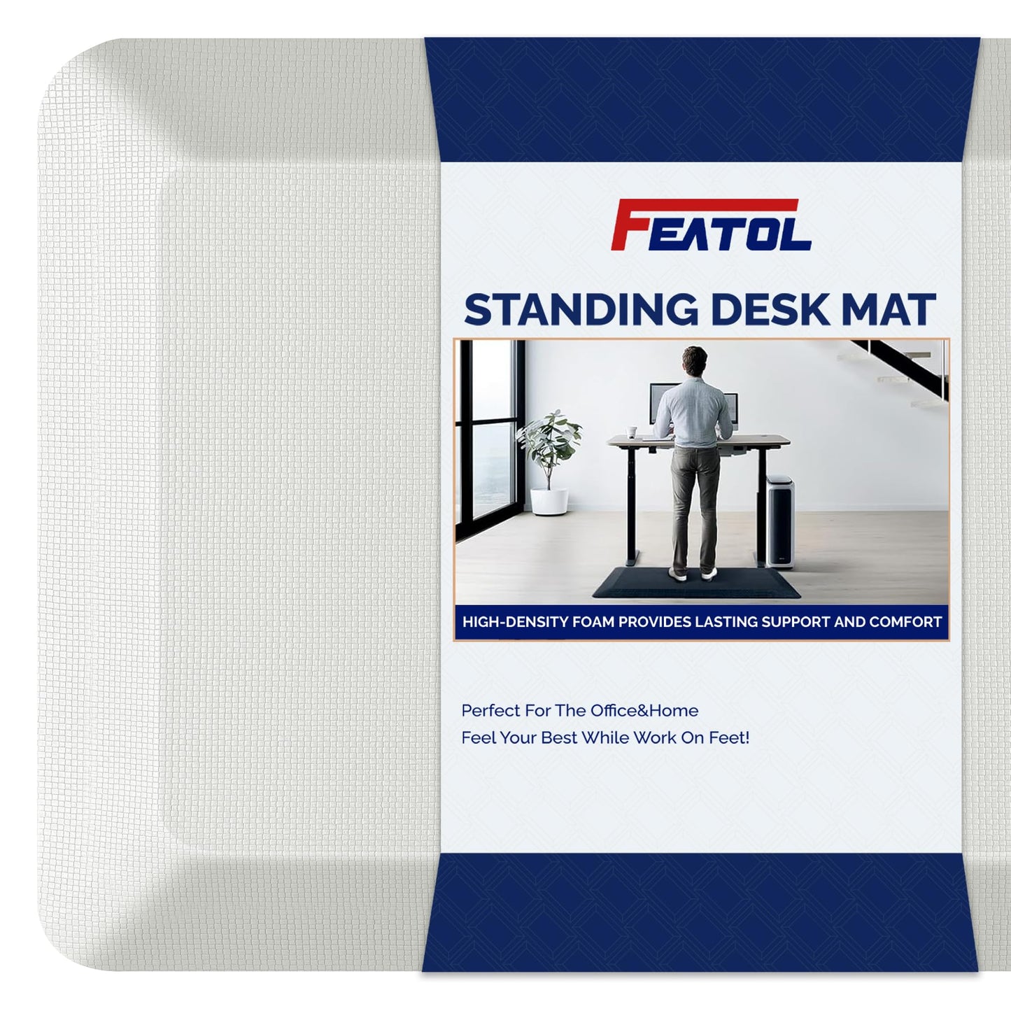 Ergonomic Anti Fatigue Standing Desk Mat