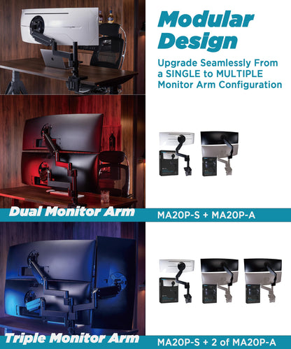 Heavy Duty Ultrawide Monitor Arm Mount