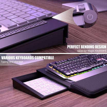 Ergonomic Tilt Keyboard Stand with Wrist Rest