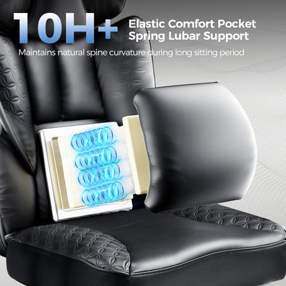 Ergonomic High Back Office Chair with Foot Rest