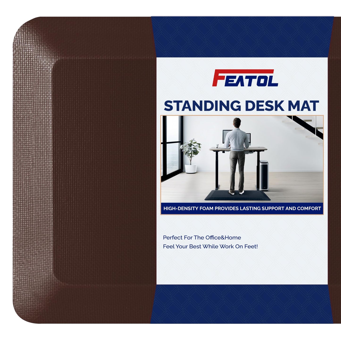 Ergonomic Anti Fatigue Standing Desk Mat