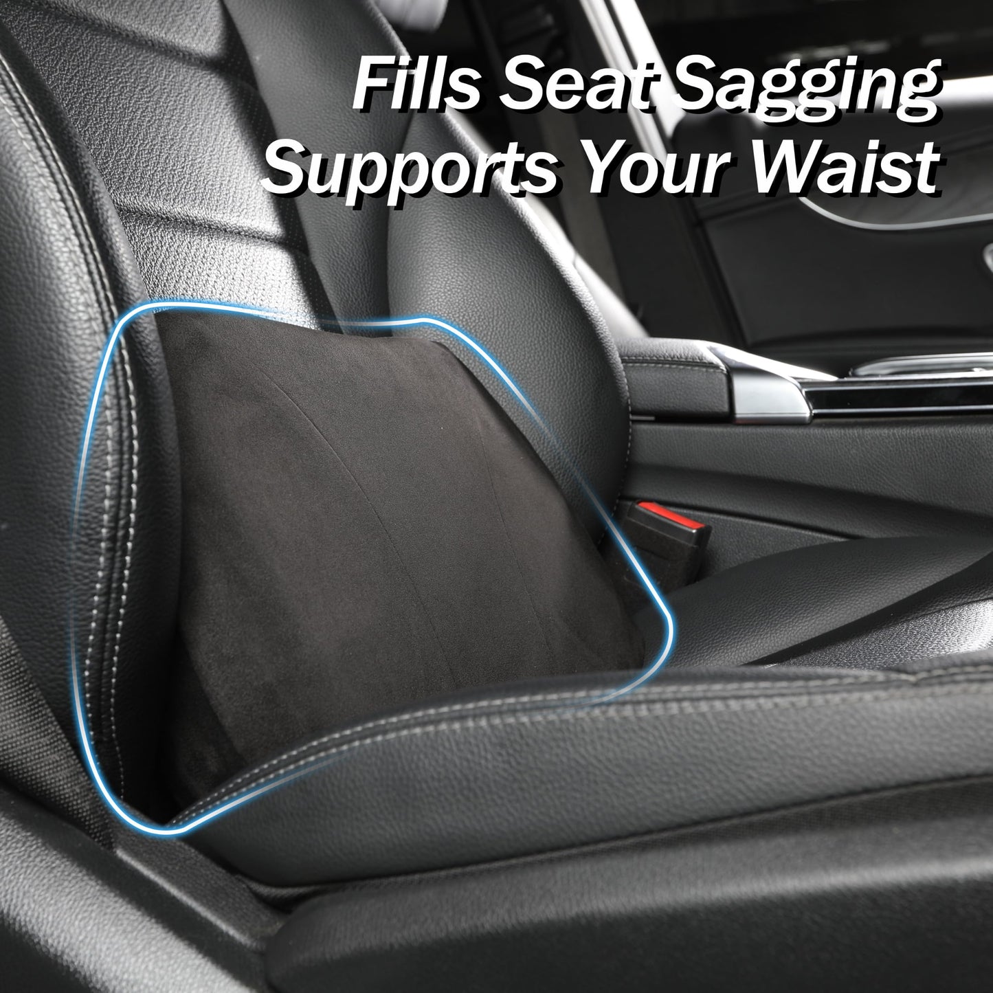 Memory Foam Lumbar Support Pillow for Office Chair