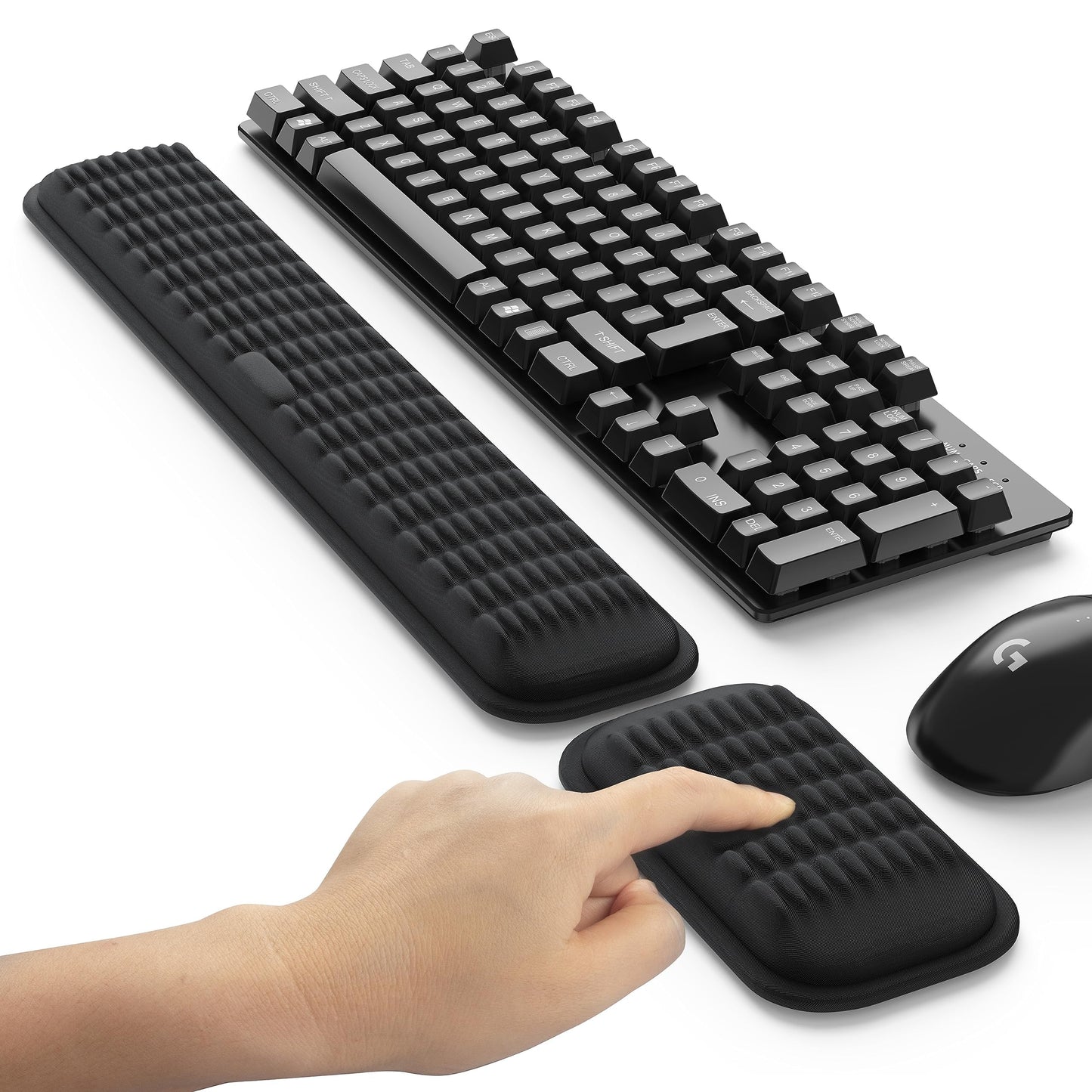 MEKASS Ergonomic Wrist Rest for Keyboard and Mouse